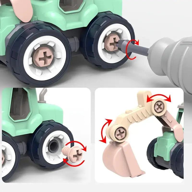 Building-Masters Mini Engineering-fordonsset