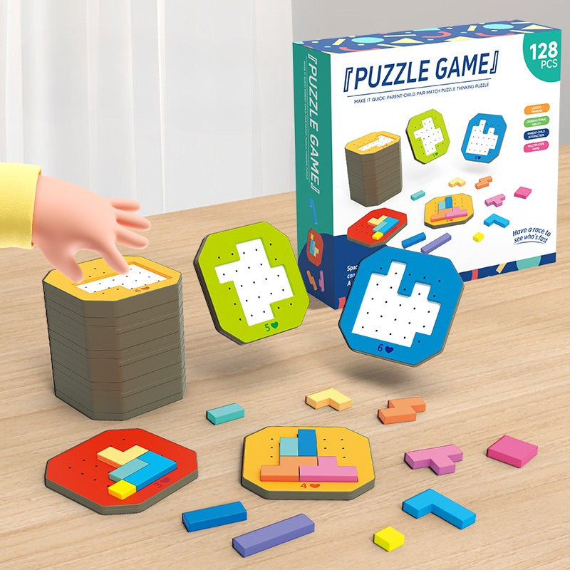 Tangram Pussel - Hjärnbrytare - Tänk pussel