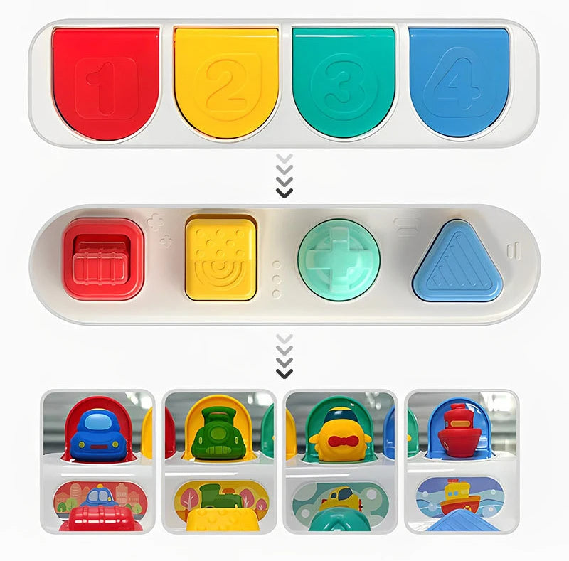 Baby Button Toy™ - Poppande skoj - Babyleksak