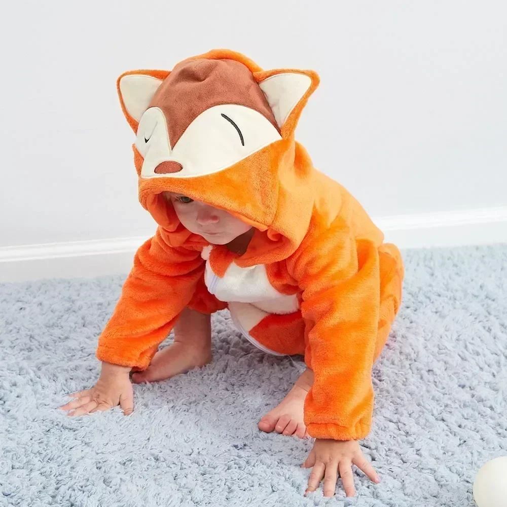 Mini Fashion™ – Djurens drömland – Onesie med djurmotiv för barn