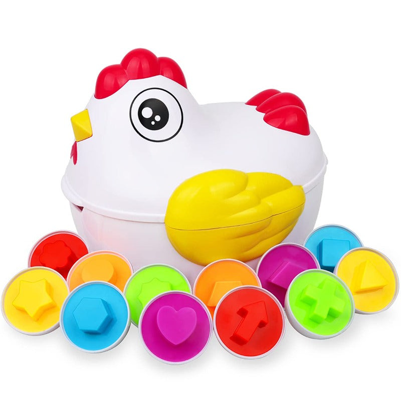 Egg Pussel - Äggpussel | Kreativt tankespel för barn