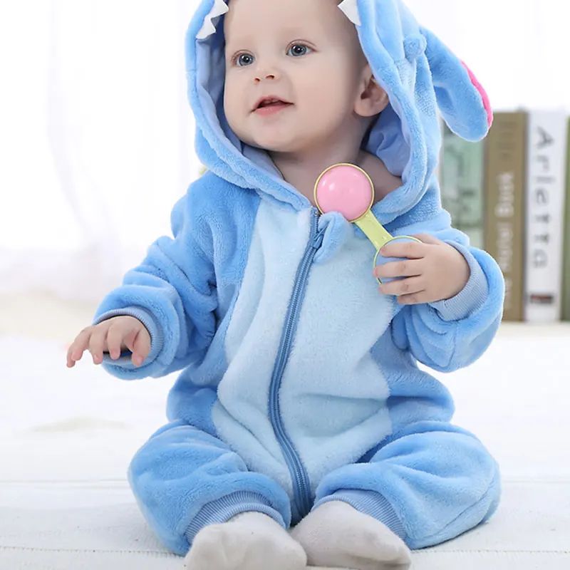Mini Fashion™ – Djurens drömland – Onesie med djurmotiv för barn