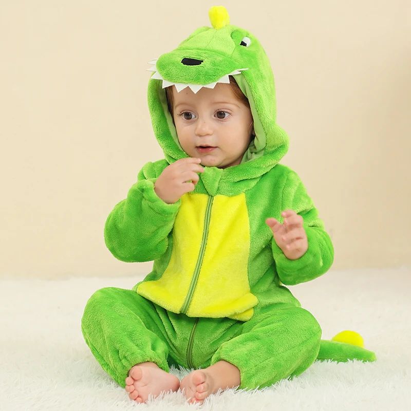 Mini Fashion™ – Djurens drömland – Onesie med djurmotiv för barn