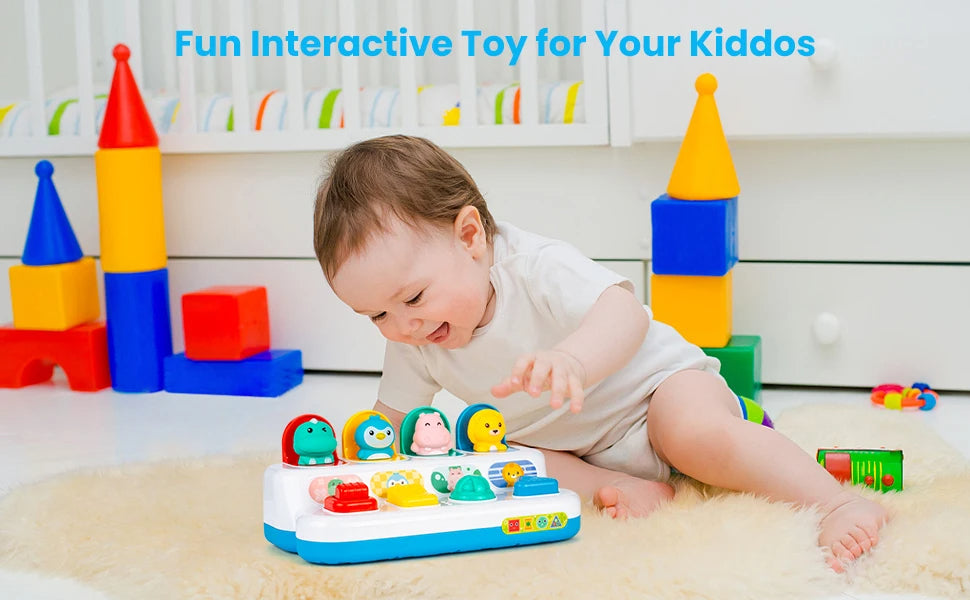 Baby Button Toy™ - Poppande skoj - Babyleksak
