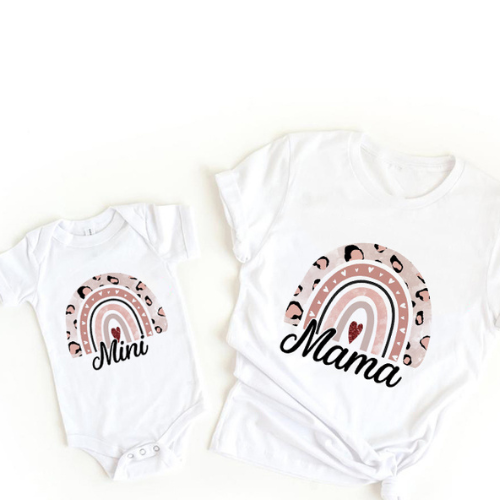 Mini Mode - Mamma & Dotter - Matchande skjorta och romper