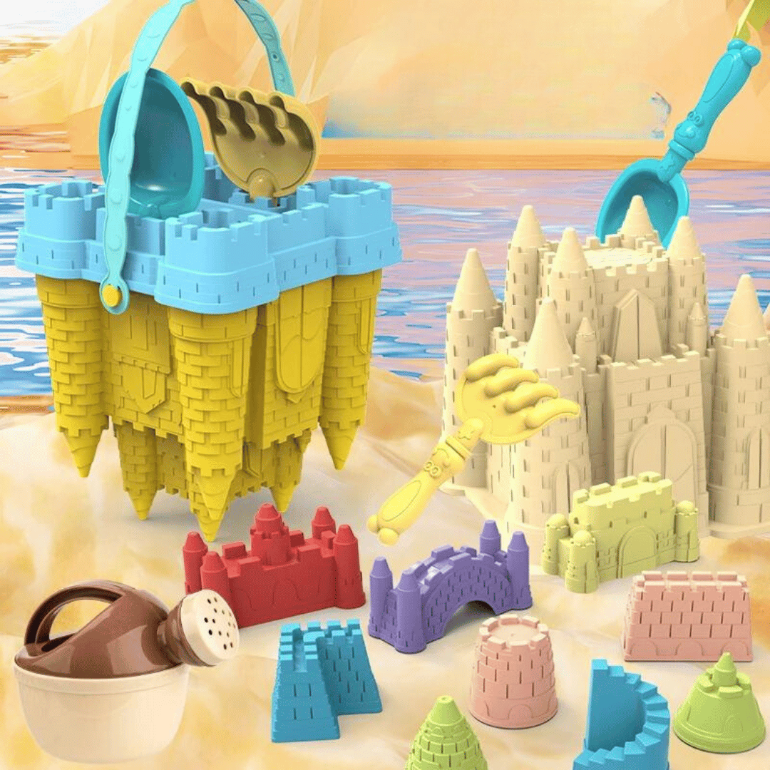 Beach Castle Play Set - Strandskoj för barn - Sandslottsset
