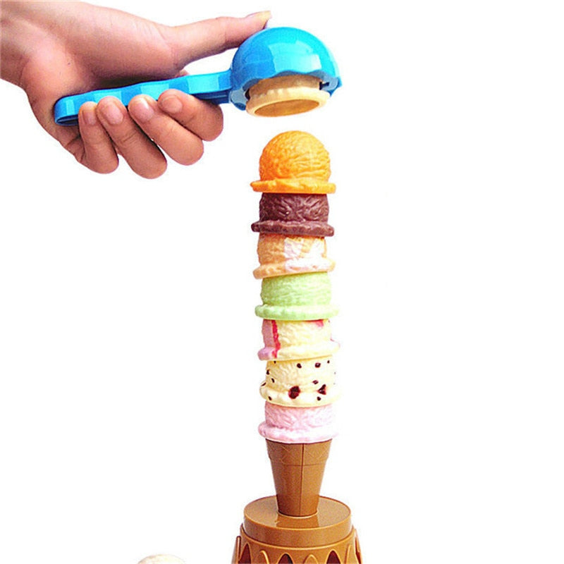 Ice Cream Spel - Stapla din väg till toppen - Balansspel