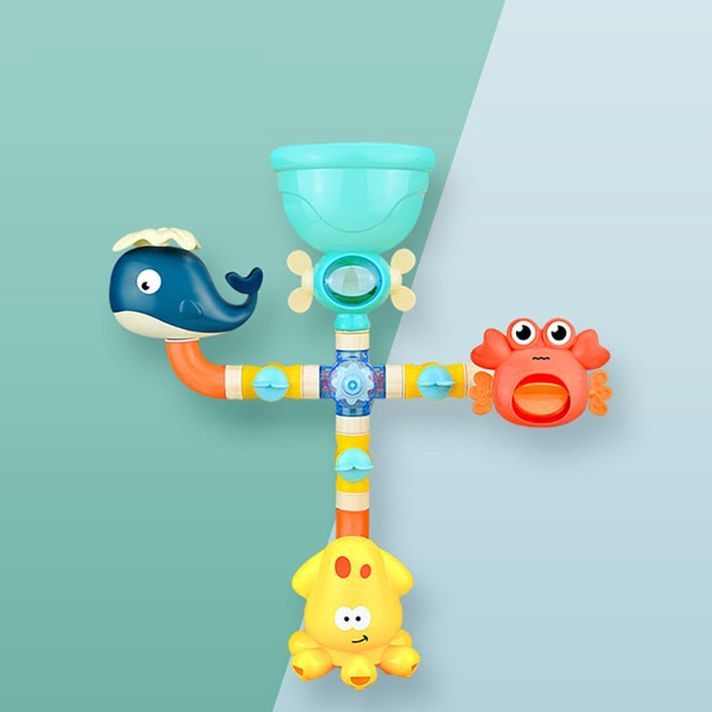 Bath Buddies™ - Badglädje med sprutande vänner - Fontän för badleksaker