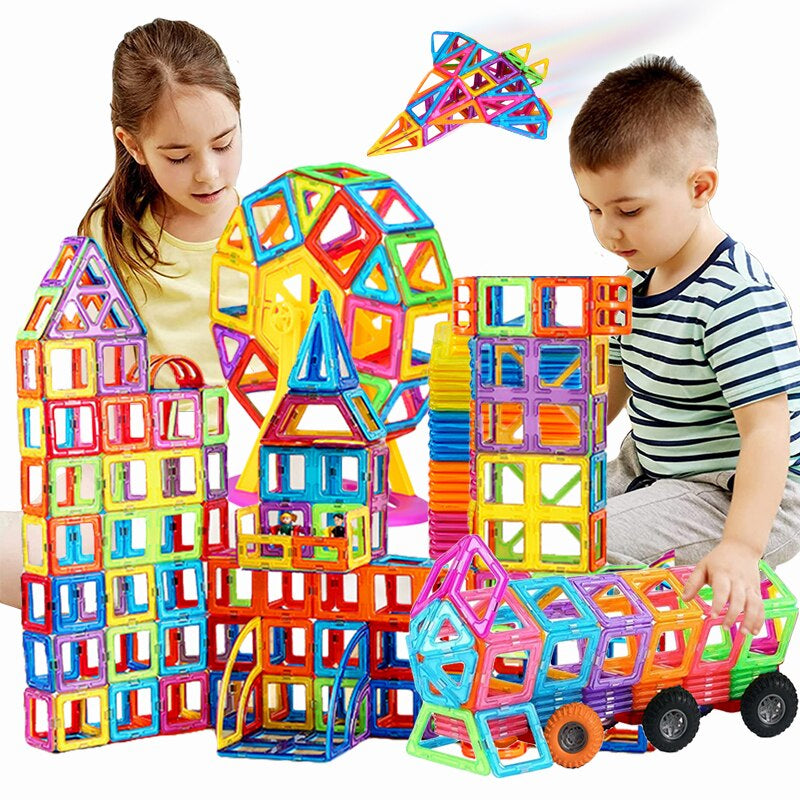 Magnet Building Klossar - Släpp loss din kreativitet - Magnetiska plattor