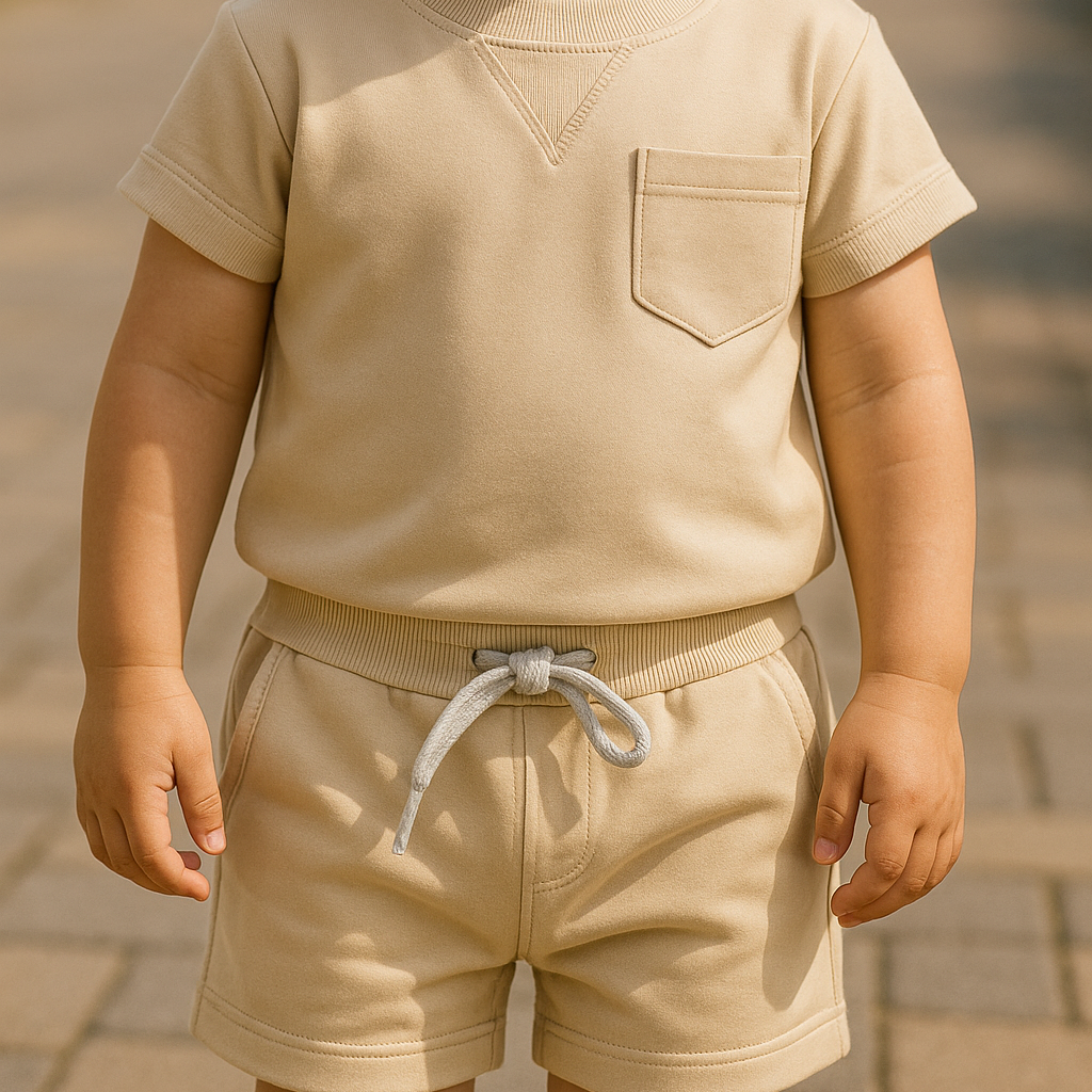 Mini Fashion™ - Coolt och bekvämt - Sommarset för småbarn