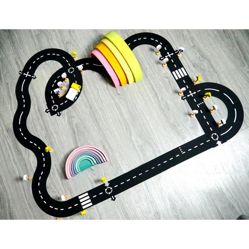 Highway Road Pussel - Race till kreativitet - Pusselbana