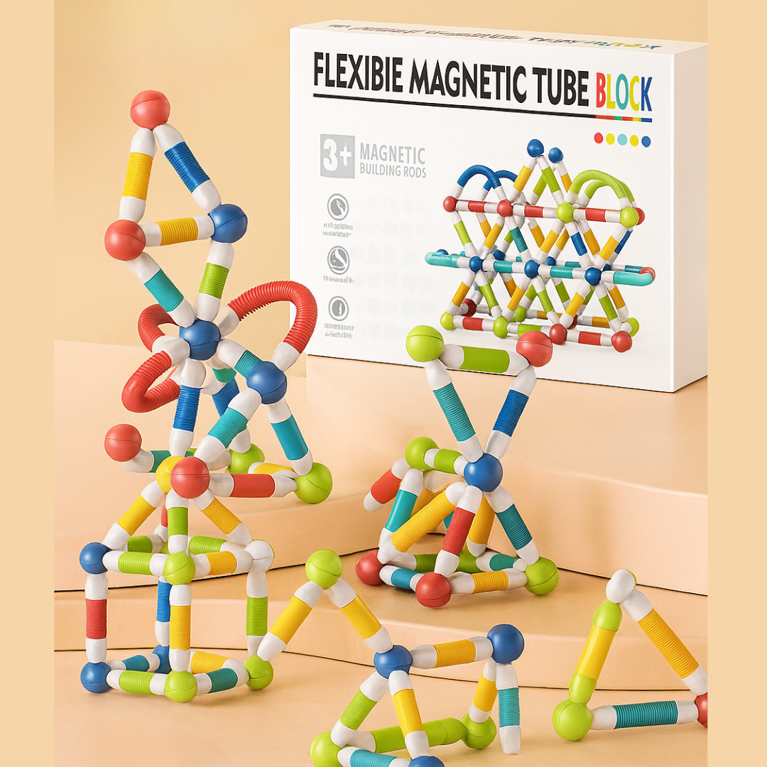Magnetisk Sticks - Oändligt byggande – flexibla magnetiska pinnar