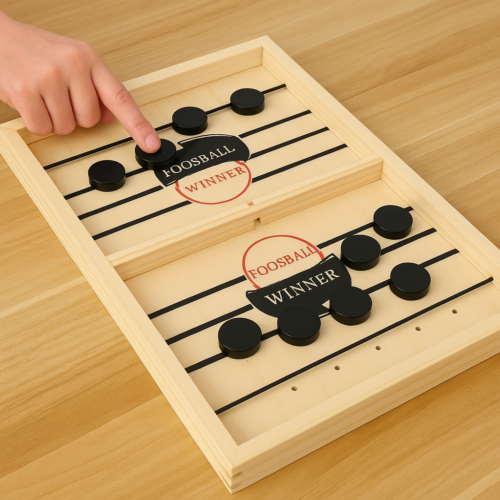 Foosball - Lätt att sätta upp - Brädspel i trä