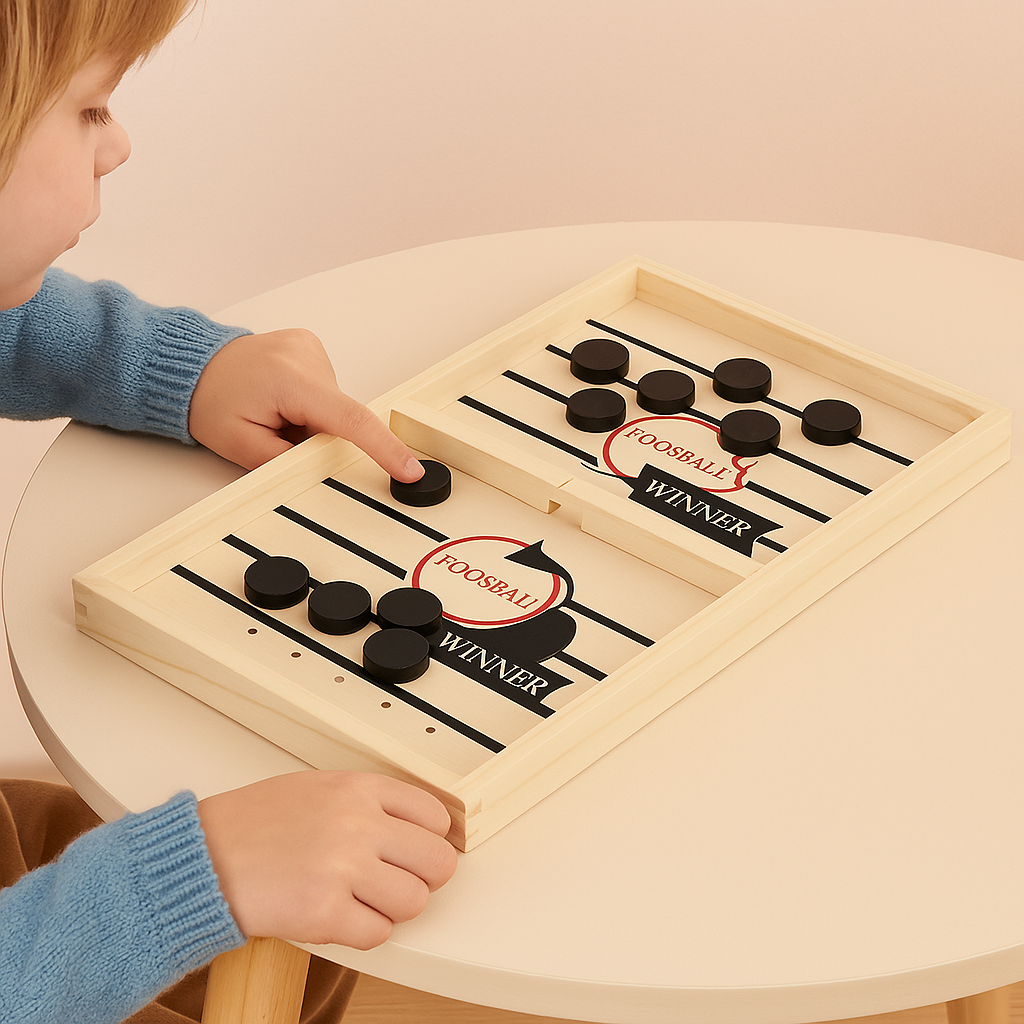 Foosball - Lätt att sätta upp - Brädspel i trä