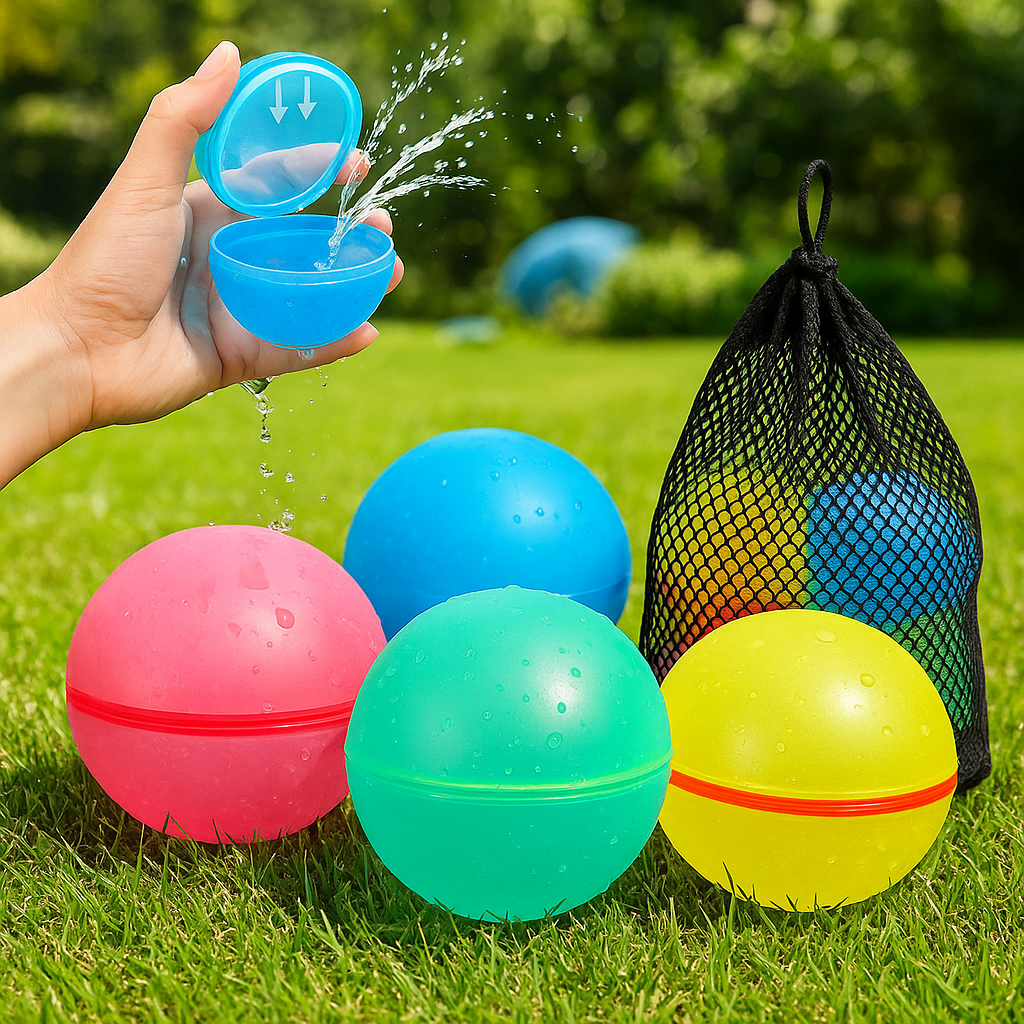 Reusable Water Balloons - Uppfriskande vattenskoj - Återanvändbara vattenballonger
