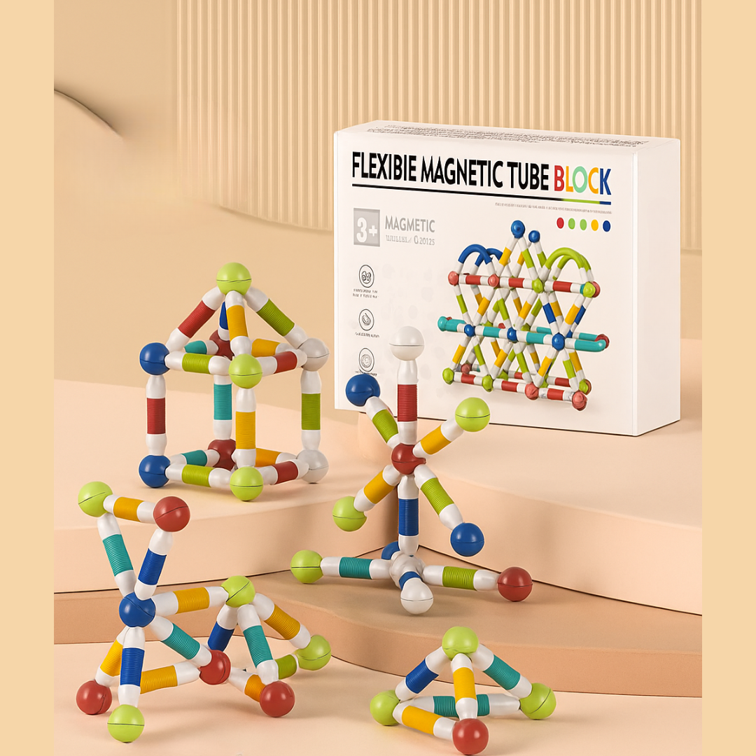 Magnetisk Sticks - Oändligt byggande – flexibla magnetiska pinnar