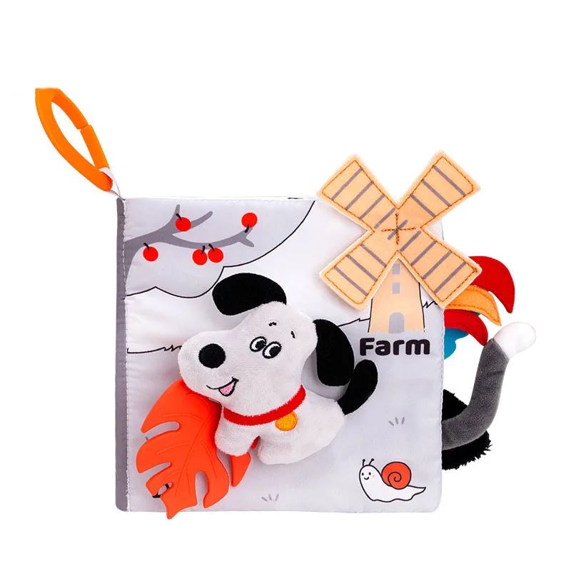 Soft Sensory Bok – Känn & Upptäck - Babyhäfte