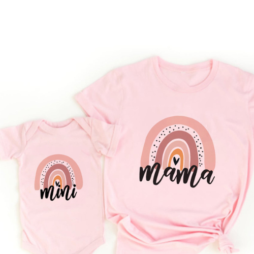 Mini Mode - Mamma & Dotter - Matchande skjorta och romper