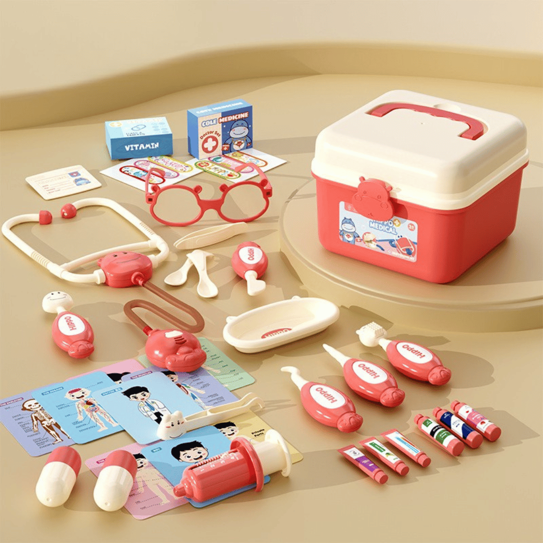 Hippo Doctors Set - Minidoktorer i aktion - Doktorsset leksak