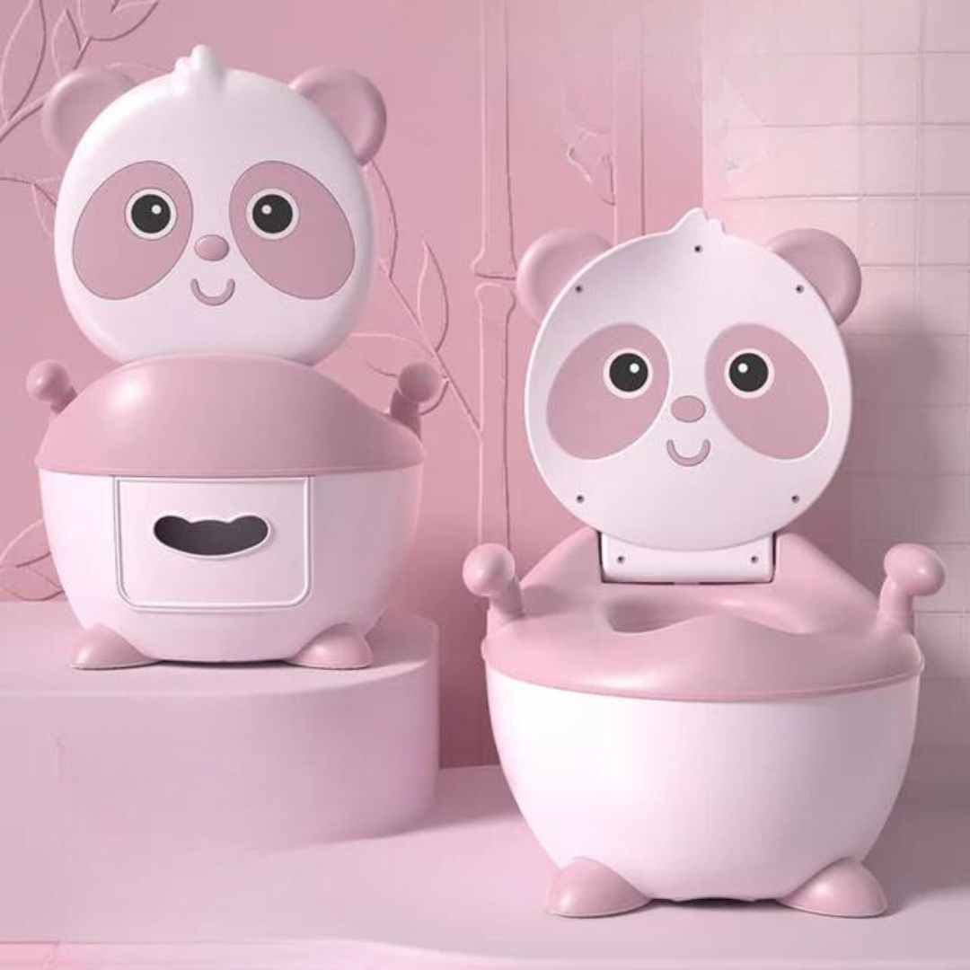 Panda Potty - Praktisk för semestern - Toalett för barn