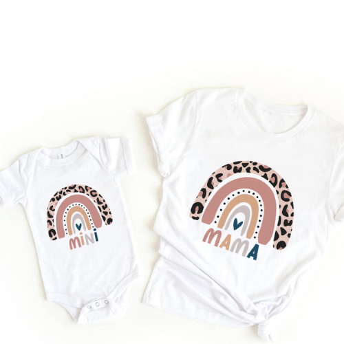 Mini Mode - Mamma & Dotter - Matchande skjorta och romper