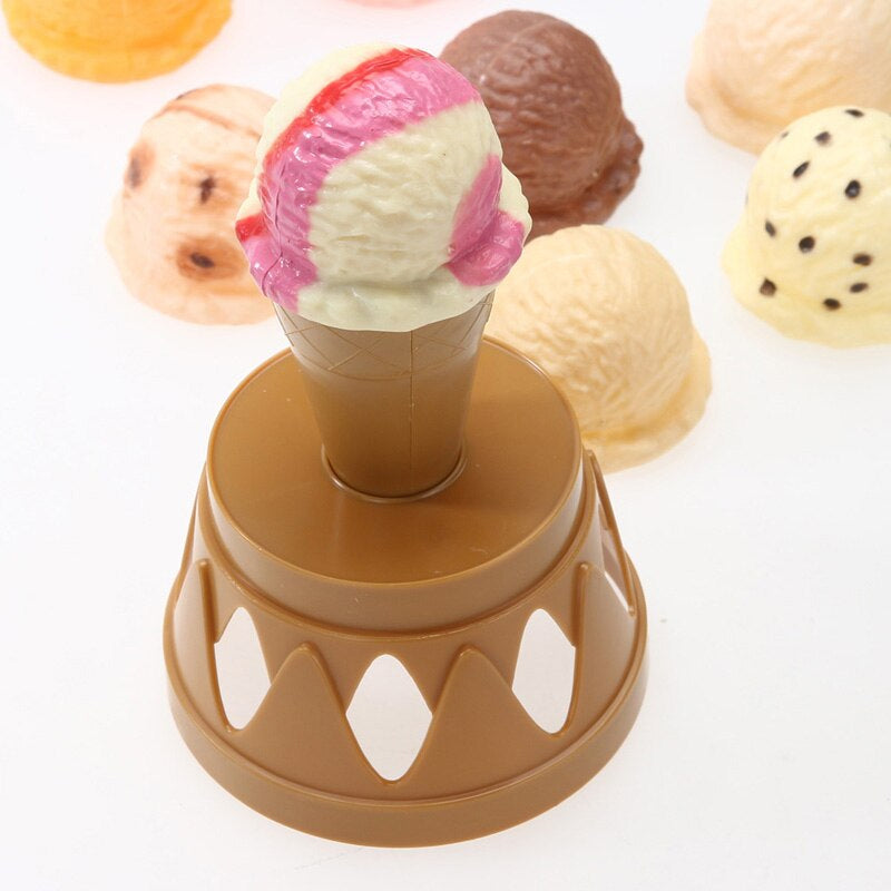 Ice Cream Spel - Stapla din väg till toppen - Balansspel