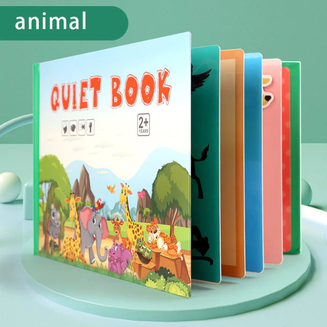 Quiet Book™ - Den tysta boken | Utveckla ditt barns finmotorik