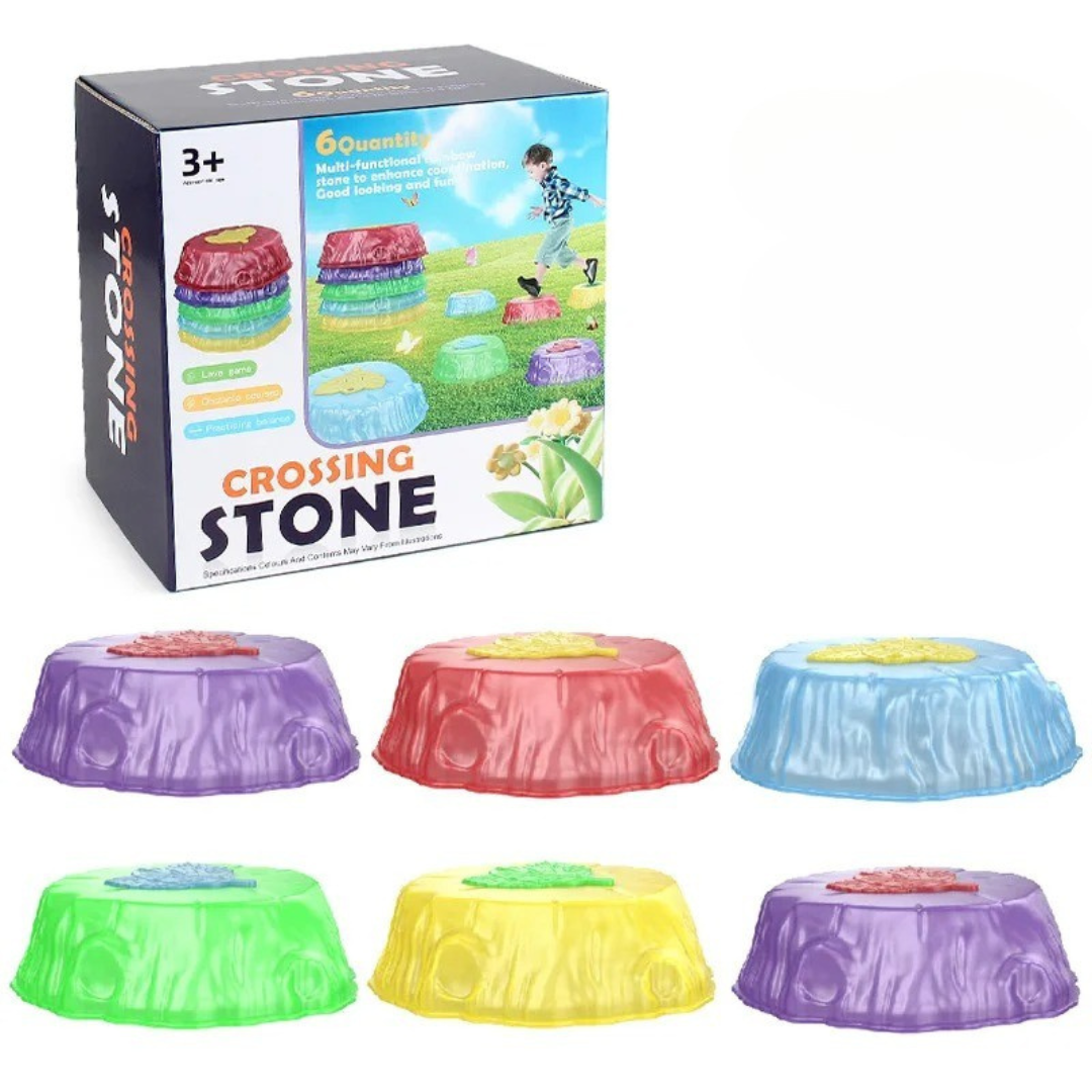 Crossing Stones - Hopp & balans - Lysande balansstenar