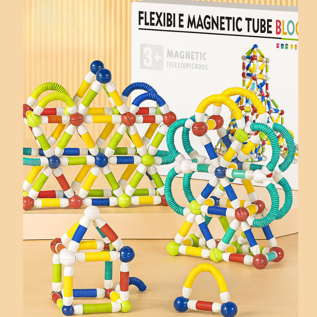 Magnetisk Sticks - Oändligt byggande – flexibla magnetiska pinnar