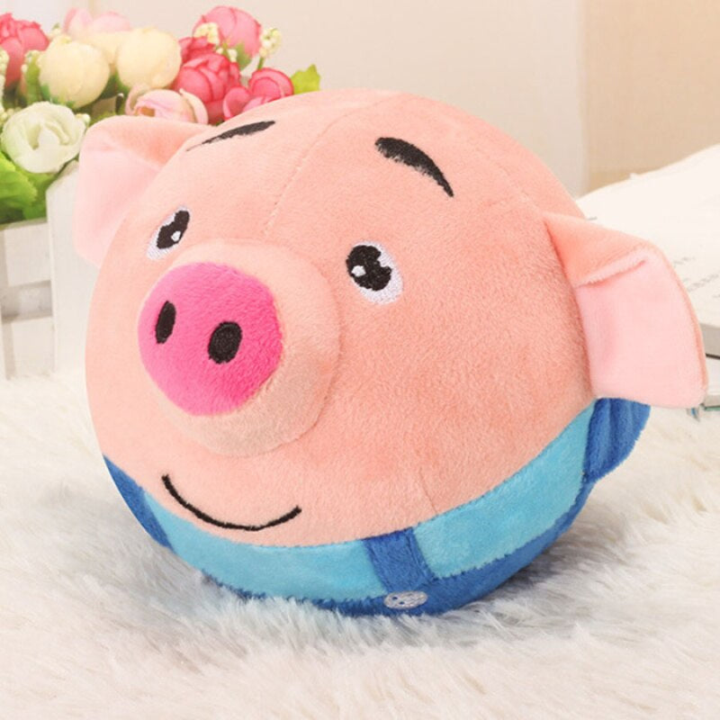 Jumping Piggy Boll | Får ditt barn att röra på sig - Interaktiv leksaksboll