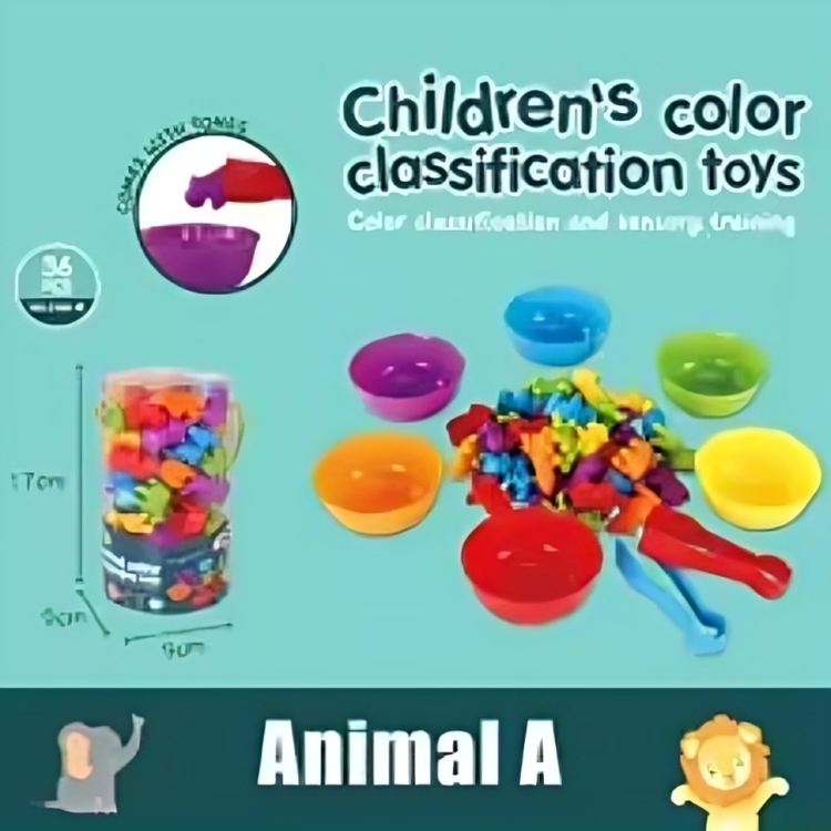 Rainbow Teddy Bears Leksaker - Pedagogisk & kreativ - Räknande regnbågsbjörnar