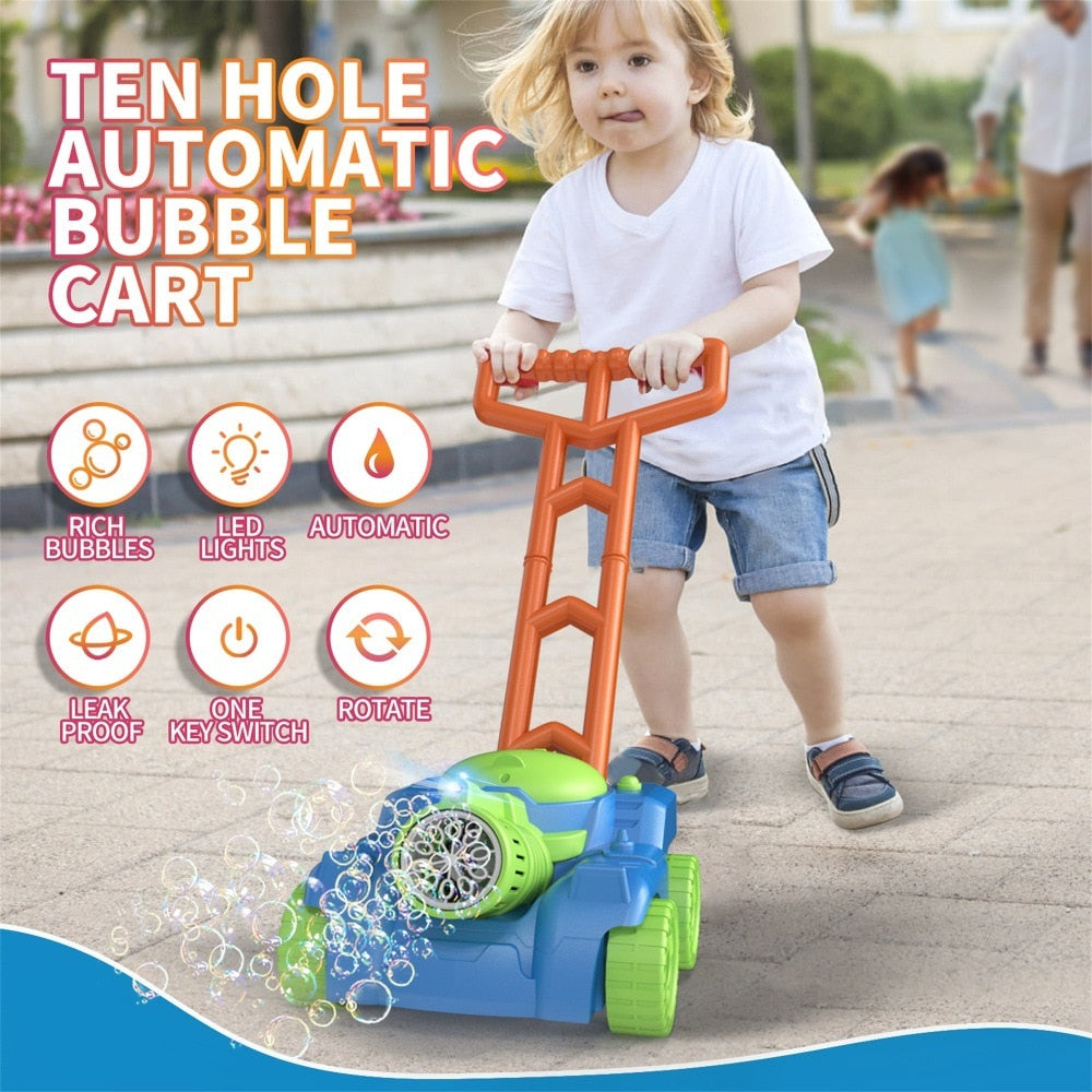 Bubble Mower - Förtrollande bubbelskoj - Leksaksgräsklippare