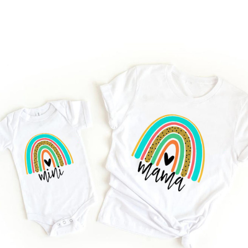 Mini Mode - Mamma & Dotter - Matchande skjorta och romper