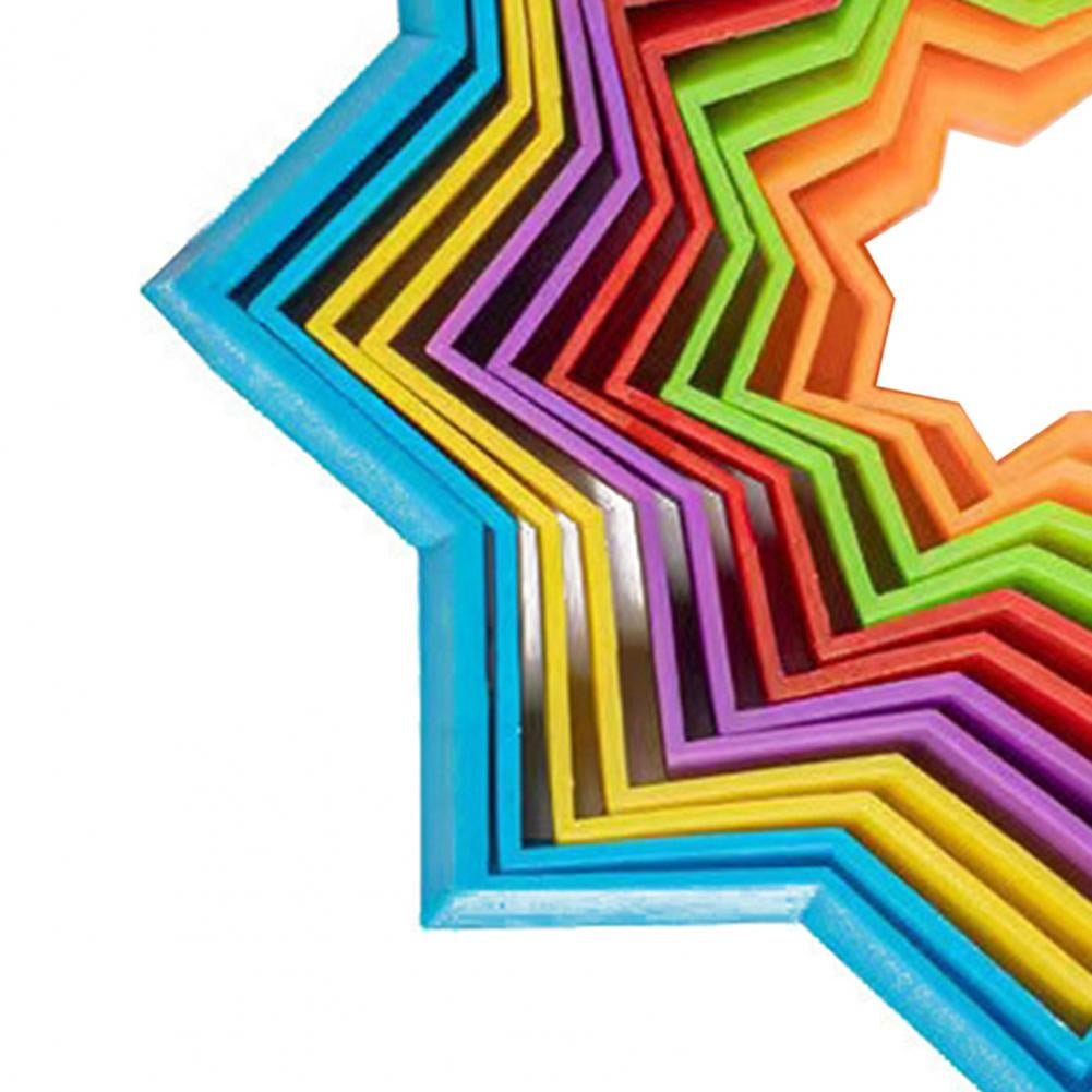 Illusion Star Fidget Leksak - Pop-It-magi - Stjärnformad fidget-leksak