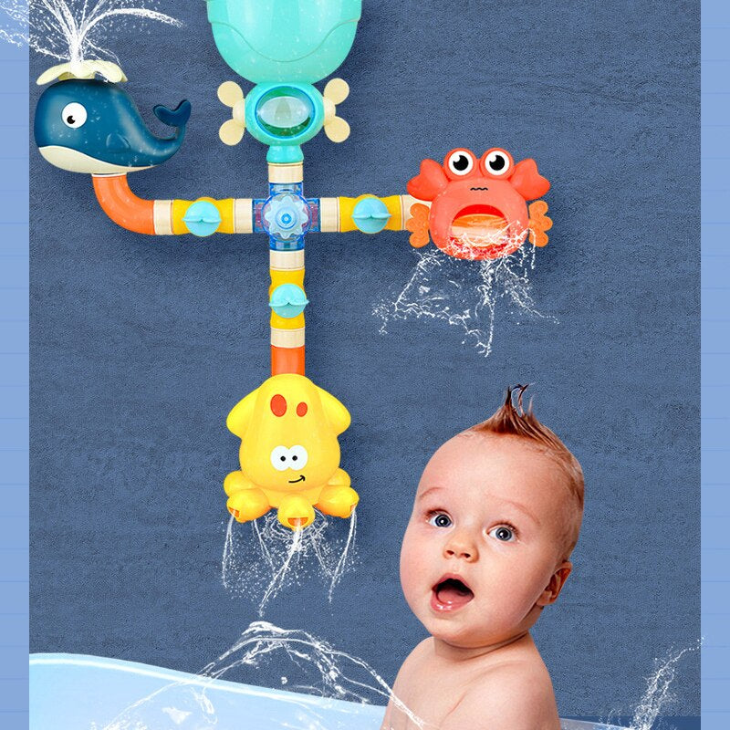 Bath Buddies™ - Badglädje med sprutande vänner - Fontän för badleksaker