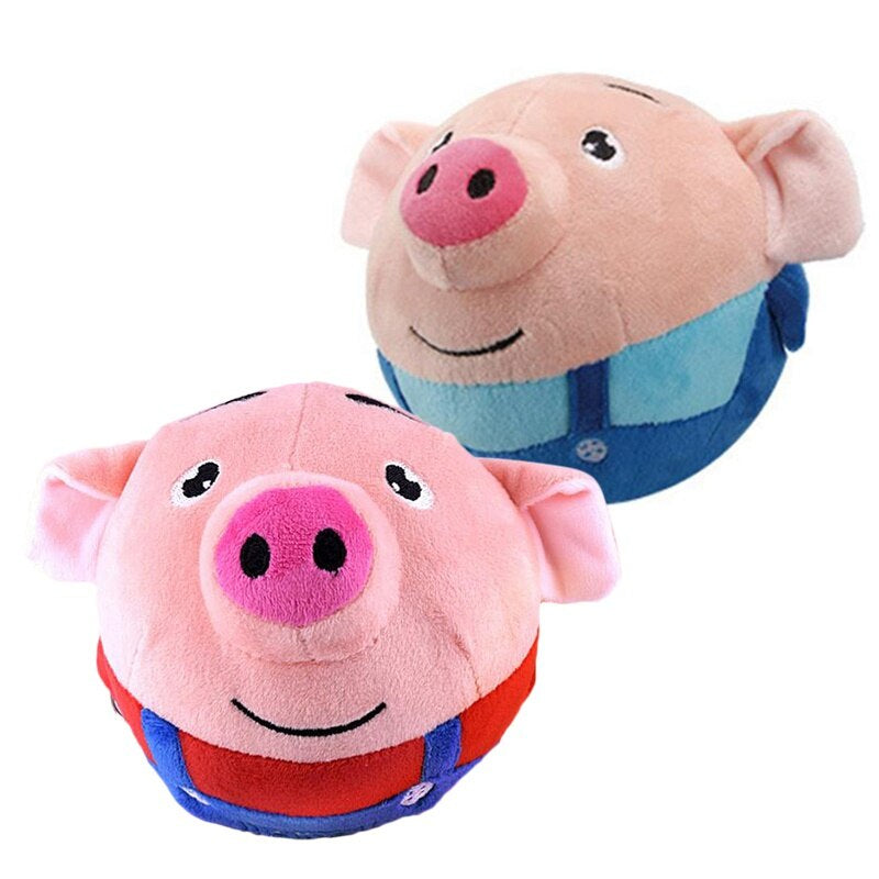 Jumping Piggy Boll | Får ditt barn att röra på sig - Interaktiv leksaksboll
