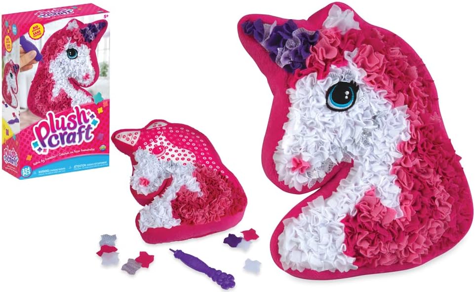 DIY Pillow - Fluffigt skoj - Enhörningskudde i plysch