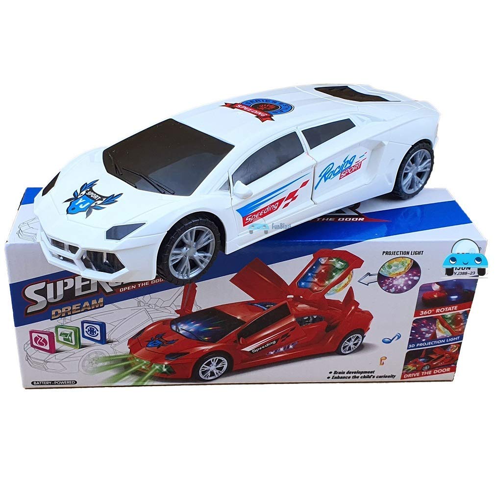 Supercar Leksak - Rörlig och lysande - Leksaksbil