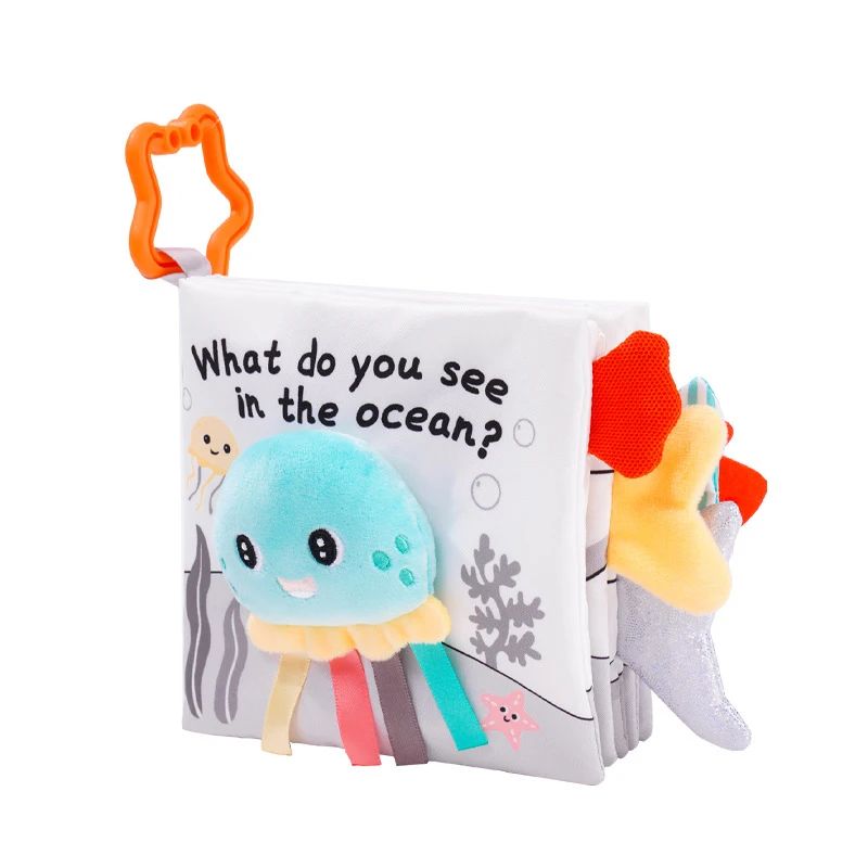 Soft Sensory Bok – Känn & Upptäck - Babyhäfte