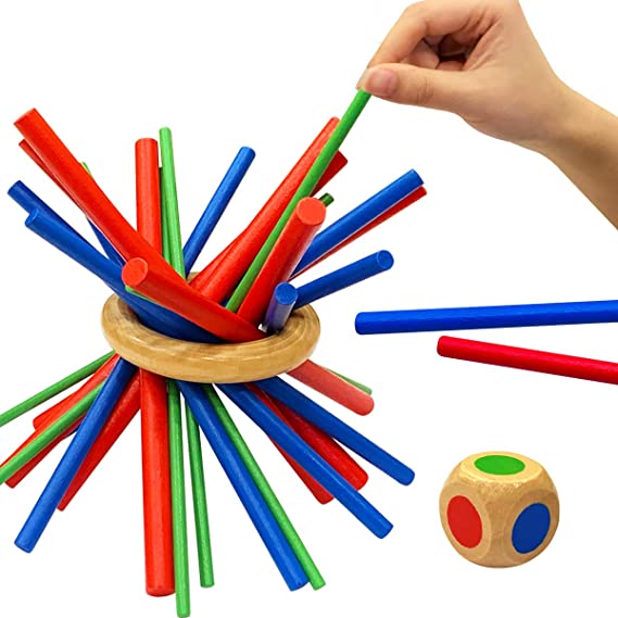 Mikado spel – plocka pinnar och vinn!