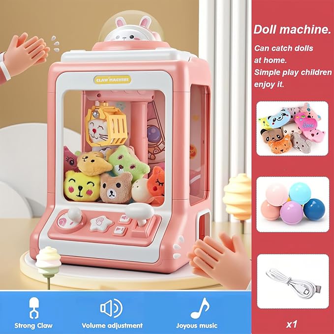 Magic Mini Claw Machine - Lek och fånga - Klomaskin för leksaker