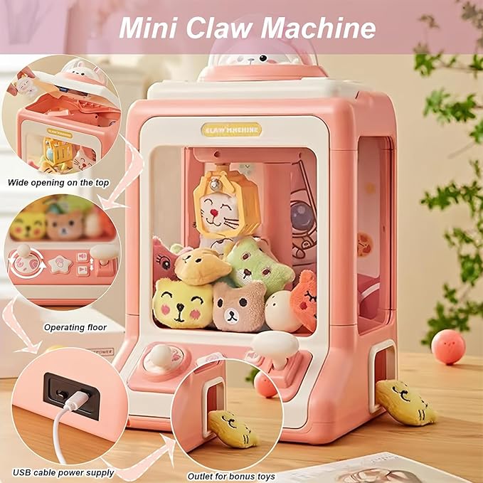 Magic Mini Claw Machine - Lek och fånga - Klomaskin för leksaker