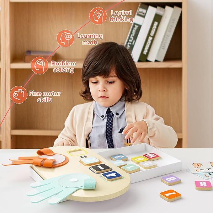 Finger Math Spel - Fingrar fulla av visdom - Matematikspel