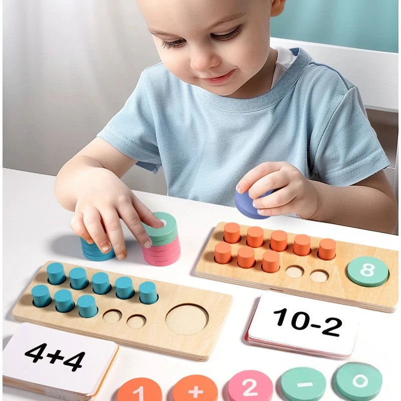 Träleksaker - Gör matematik enkelt - Matematikset för barn