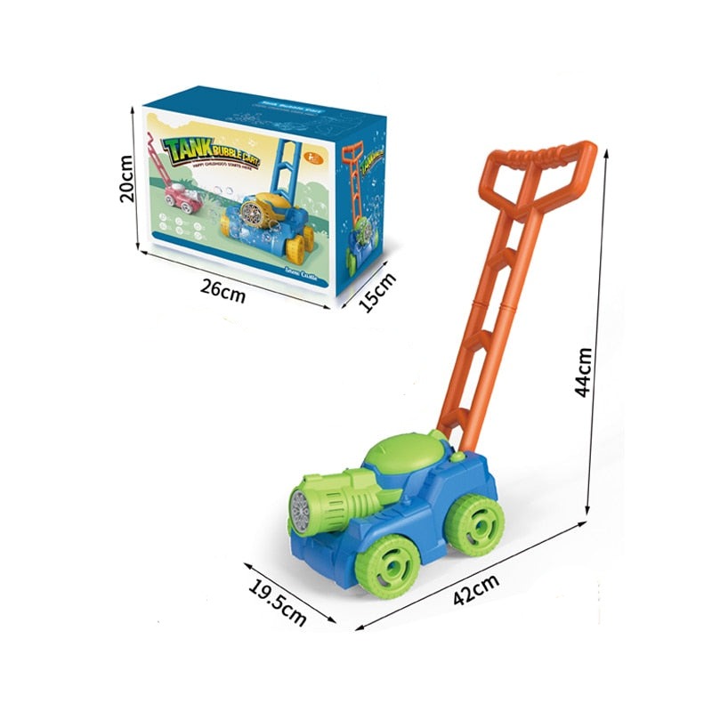 Bubble Mower - Förtrollande bubbelskoj - Leksaksgräsklippare