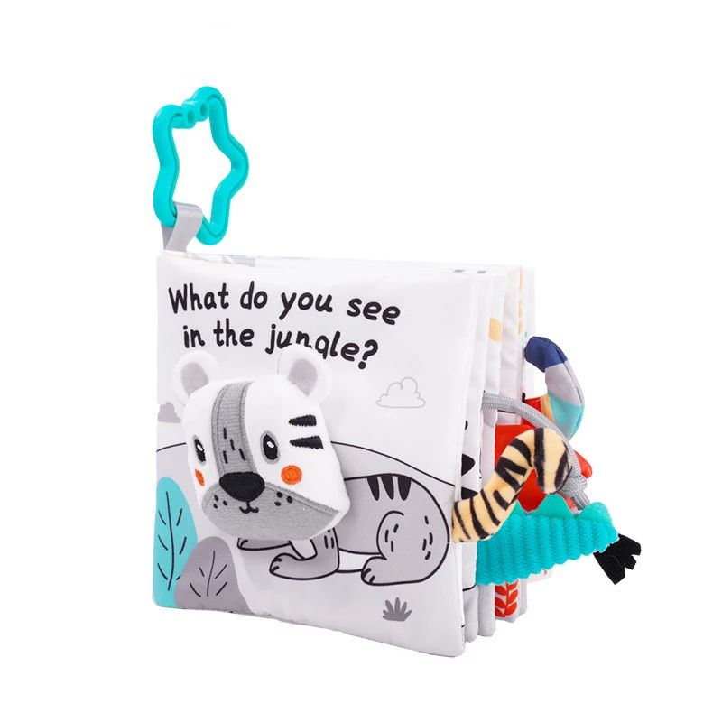 Soft Sensory Bok – Känn & Upptäck - Babyhäfte
