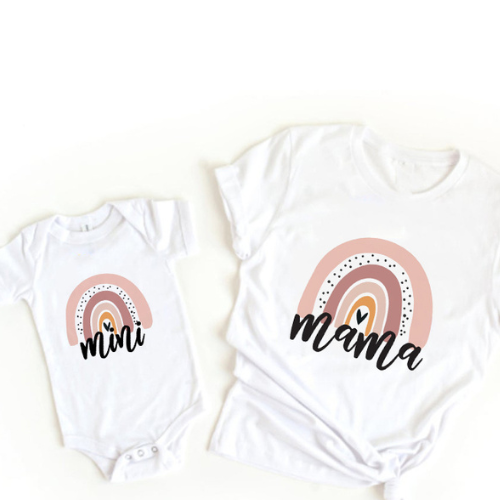 Mini Mode - Mamma & Dotter - Matchande skjorta och romper