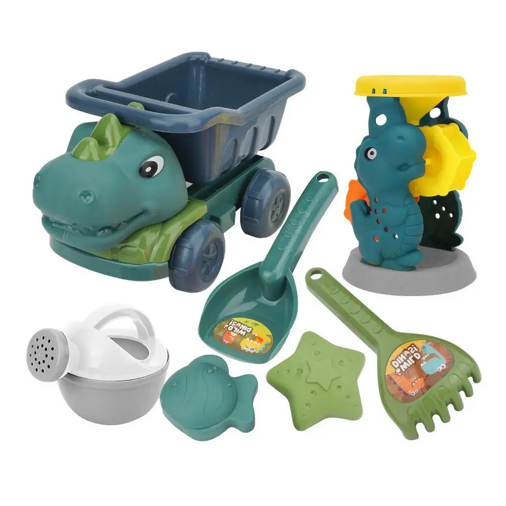 Beach Dino Set – Bygg ditt slott – Dinotruck-stranden