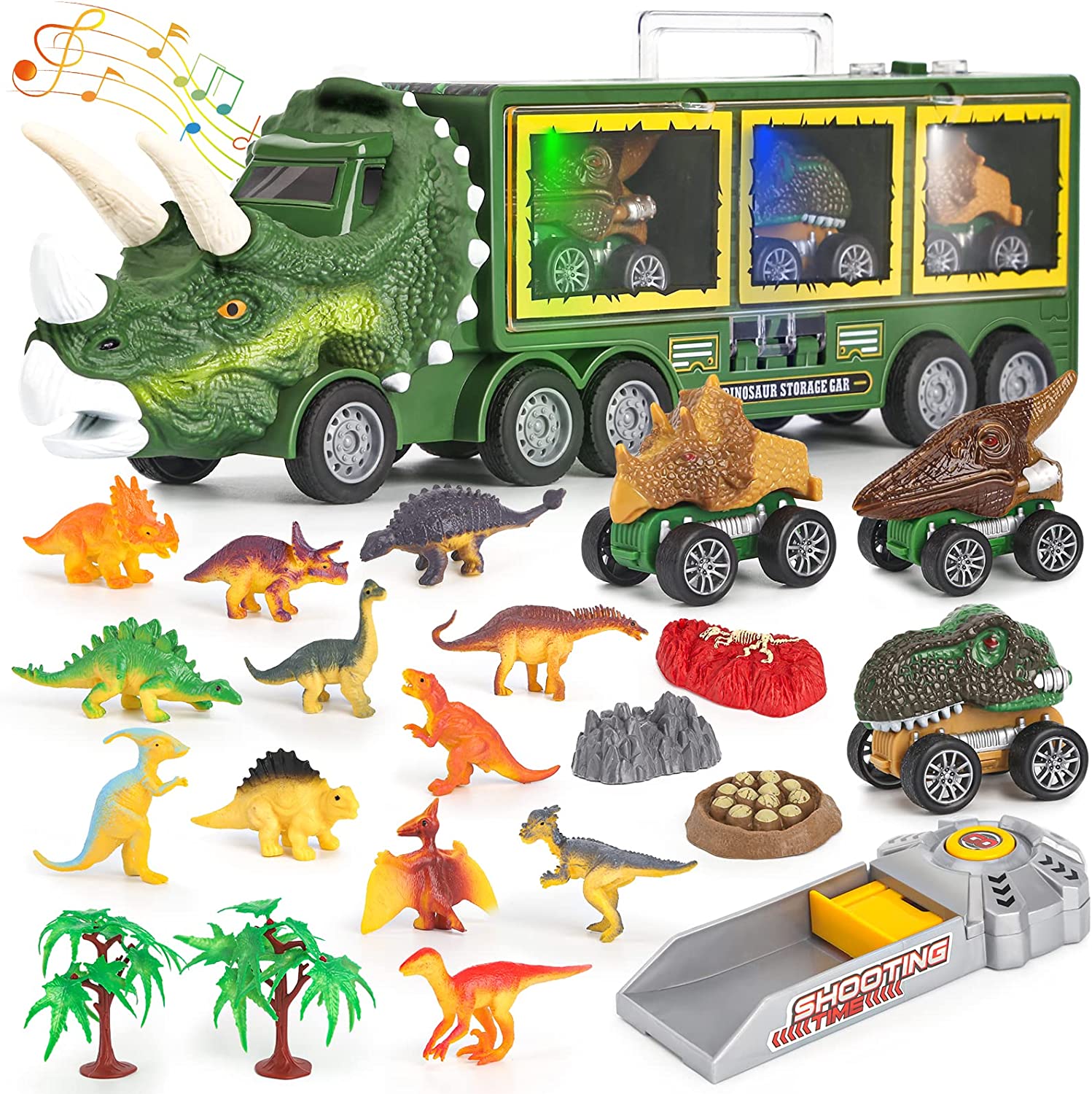 Dino Lastbil - Transportera dinosaurierna - Dinosaurie-lastbil