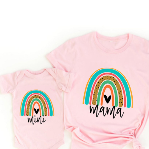 Mini Mode - Mamma & Dotter - Matchande skjorta och romper